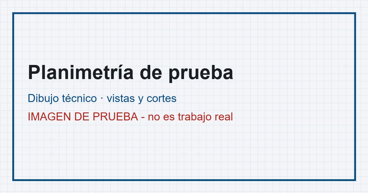 Portada del proyecto: [PRUEBA] Planimetría de una placa base